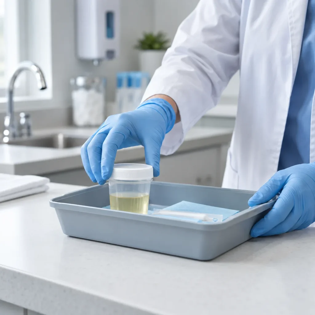 Point-of-care urine sample collection